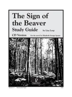 The Sign of the Beaver - Rainbow Resource Center, Inc.