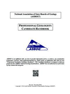 National Association of State Boards of Geology (ASBOG