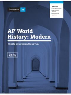 AP World History: Modern - College Board