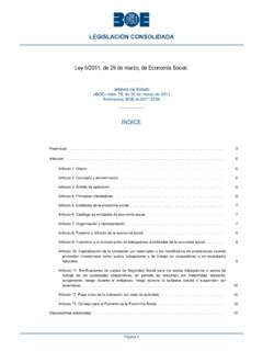 Ley 5/2011, de 29 de marzo, de Econom&#237;a Social. - BOE.es