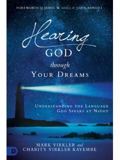Hearing God Through Your Dreams: Understanding the ...