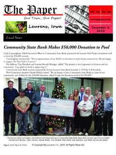 Community State Bank Makes $50,000 Donation to Pool