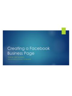 Creating a Facebook Business Page - University Of Maryland