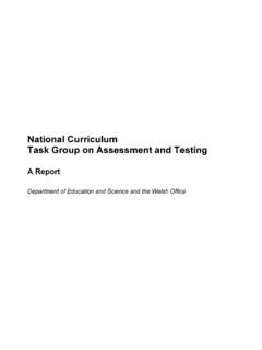 National Curriculum Task Group on Assessment and Testing