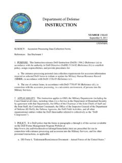 DoD Instruction 1304.02, September 9, 2011
