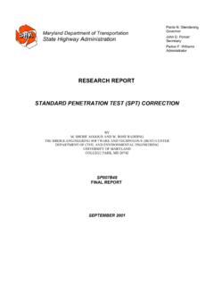 Standard Penetration Test (SPT) Correction