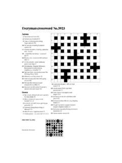 Everyman crossword No. 3923