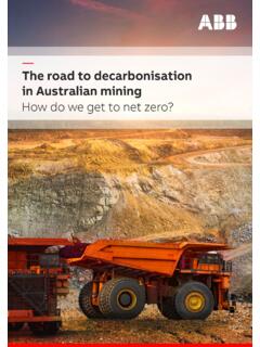 The road to decarbonisation in Australian mining