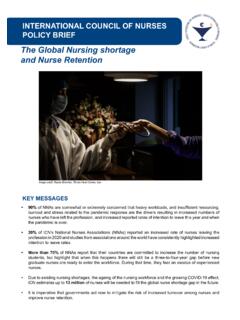 The Global Nursing shortage and Nurse Retention
