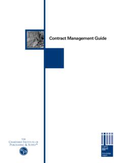 Contract Management Guide - CIPS
