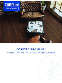 Floating Installation Instructions - COREtec Flooring