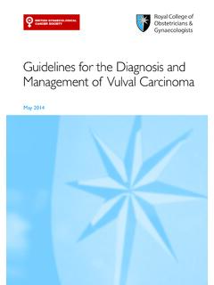 Guidelines for the Diagnosis and Management of Vulval ...