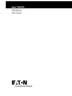 Eaton 9130 UPS PDM User Guide Manual