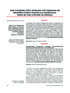 Auto-Imunidade ANCA (Anticorpo Anti-Citoplasma de ...