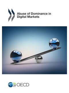Abuse of Dominance in Digital Markets - OECD
