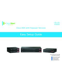 Easy Setup Guide - Cisco