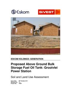 Proposed Above Ground Bulk Storage Fuel Oil …