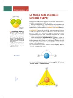 La forma delle molecole - Zanichelli