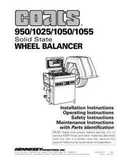 Solid State WHEEL BALANCER - Tech Tire Repairs and Service ...