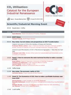 Scientific/Industrial Morning Event - SCOT