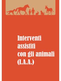 Interventi assistiti con gli animali (I.A.A.) - salute.gov.it