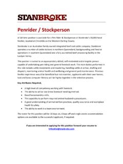 Penrider / Stockperson