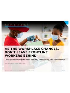 As the Workplace Changes, Don’t Leave Frontline Workers …