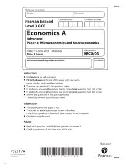 Pearson Edexcel Level 3 GCE Economics A - Revision World