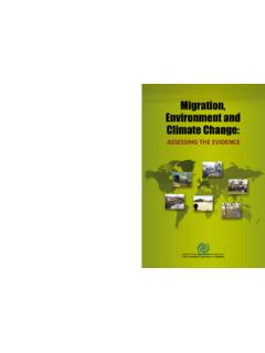 Migration, Environment and Climate Change