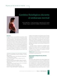 Cambios fisiol&#243;gicos durante el embarazo normal