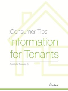 Checklist for tenants - Service Alberta