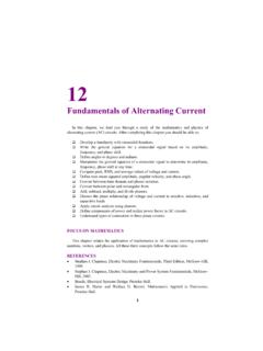 Fundamentals of Alternating Current - Engineering