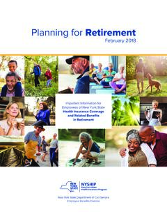Planning for Retirement - cs.ny.gov