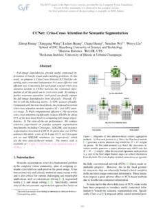 CCNet: Criss-Cross Attention for Semantic Segmentation