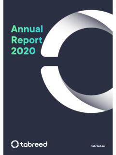 Annual Report 2020 - Tabreed
