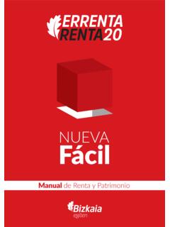 Manual de Renta y Patrimonio 2020 - Bizkaia.eus