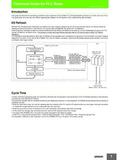 Technical Guide for PLC Basic - Omron