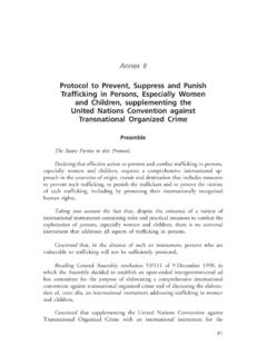 Protocol to Prevent, Suppress and Punish Trafficking in ...