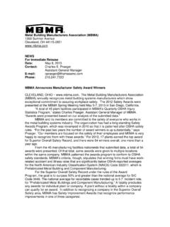 Metal Building Manufacturers Association (MBMA) NEWS For ...