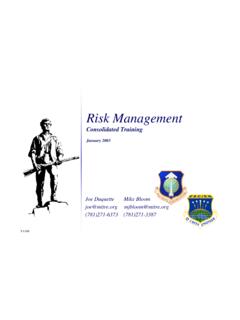 Implementing Risk Management - Mitre Corporation