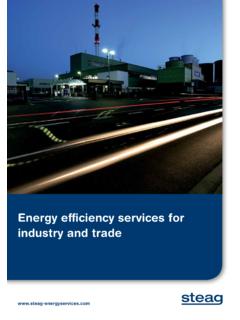 Energy efficiency services for industry and trade - steag.in