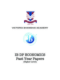 IB DP ECONOMICS Past Year Papers - Weebly