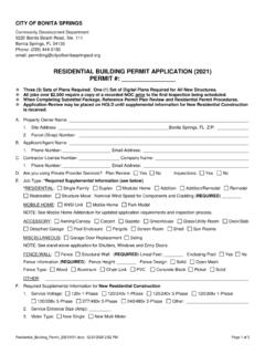 RESIDENTIAL BUILDING PERMIT APPLICATION (2021) …