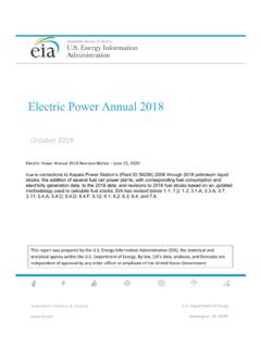 Electric Power Annual 2020 - Energy Information …
