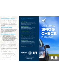 Smog Check - Bureau of Automotive Repair