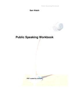 Public Speaking Workbook - Motivational Magic