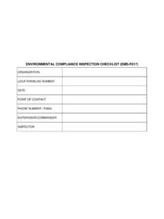 EMS-F017 REV003 Environmental Compliance Inspection …