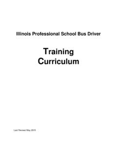Illinois Professional School Bus Driver Training …