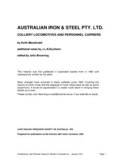 AUSTRALIAN IRON &amp; STEEL PTY. LTD.