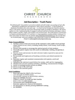 Church campus pastor job description